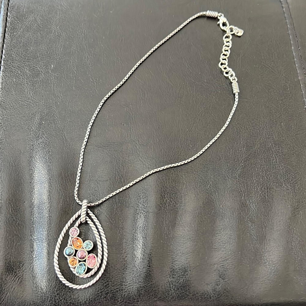 Brighton multi coloured jewel 16inch necklace